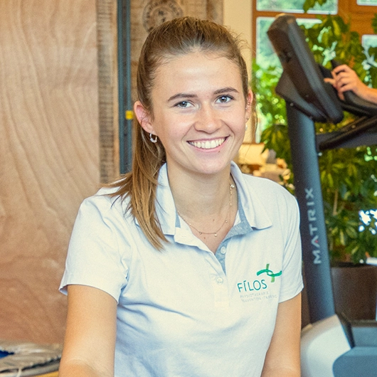 Lena Fischer, Physiotherapeutin bei FÍLOS